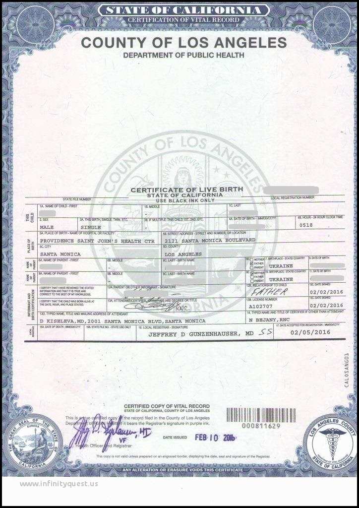 Certificados de Nacimiento